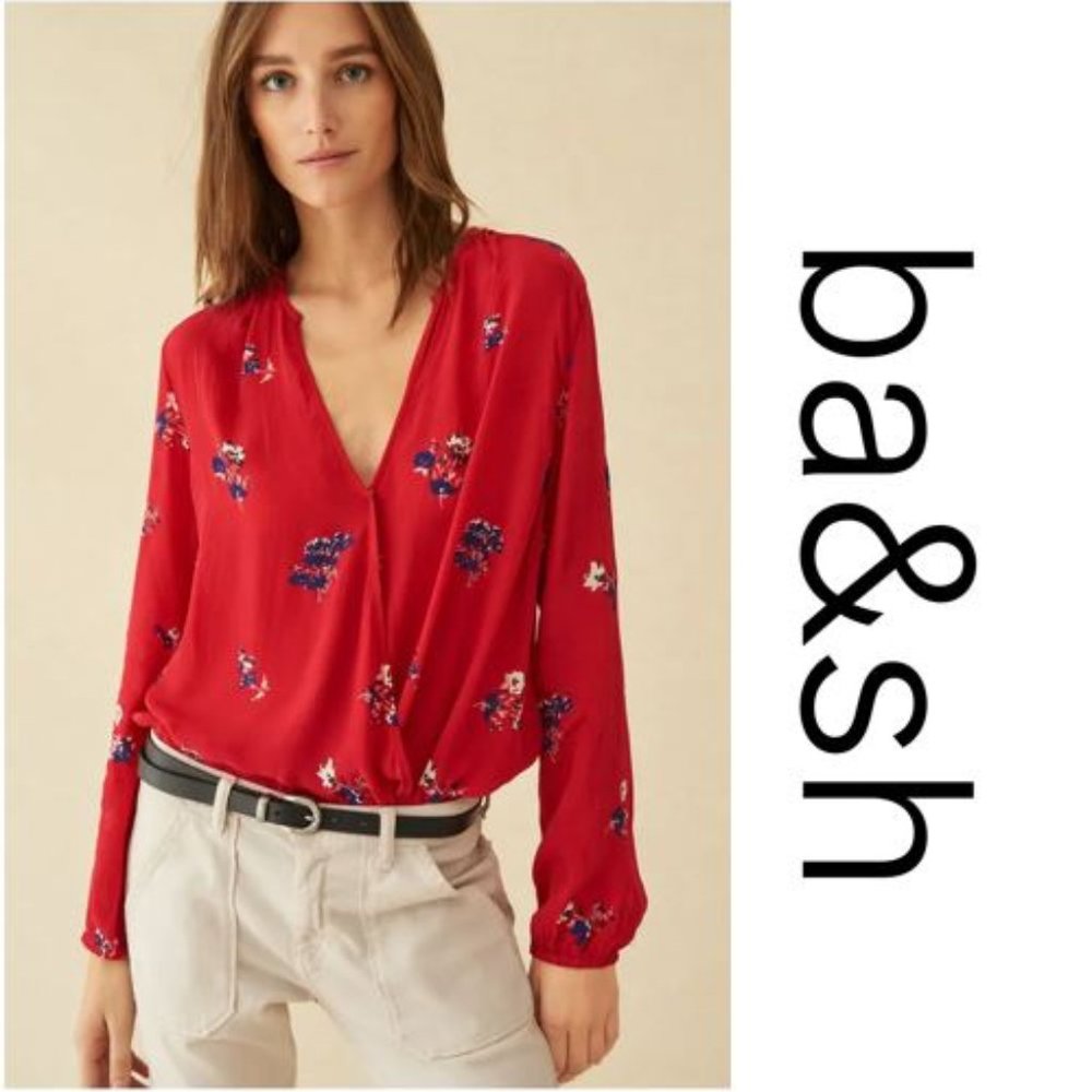 ba&sh Carly Top in Red